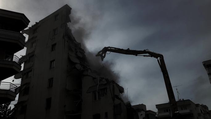 拆除建筑物旧城区住宅区居民楼