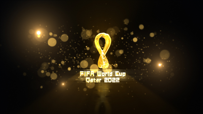 卡塔尔世界杯片头logo演绎动画震撼开场