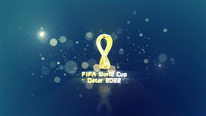 卡塔尔世界杯片头logo演绎动画震撼开场