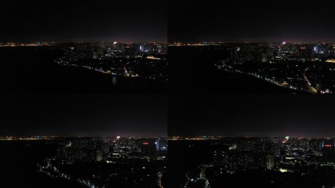 泉州洛江区夜景惠安洛阳江大桥夜景城市夜景