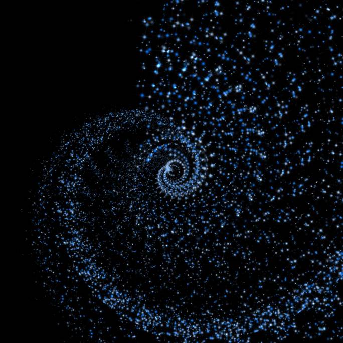 抽象螺旋粒子变幻艺术视觉创意背景10