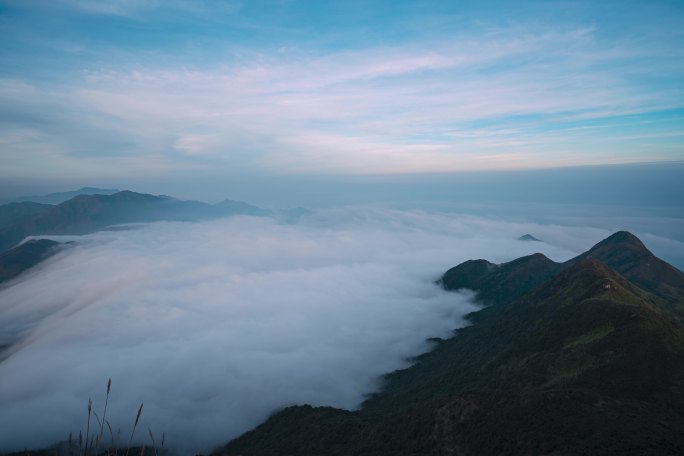 惠州莲花山云海延时