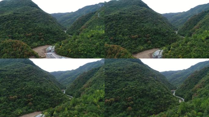 4K湖北宜昌远安县 航拍龙吟谷风景区