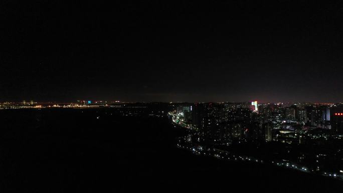 泉州洛江区夜景惠安洛阳江大桥夜景城市夜景