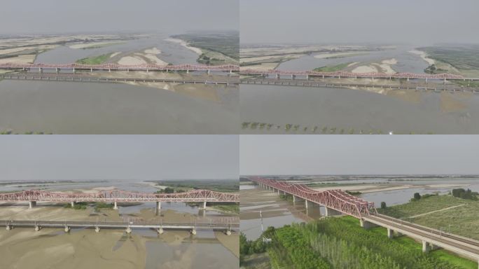 【御3航拍】郑州黄河铁路大桥