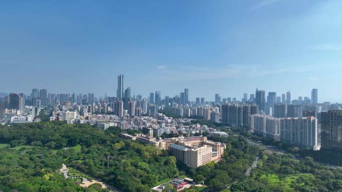 深圳南山南头大景航拍