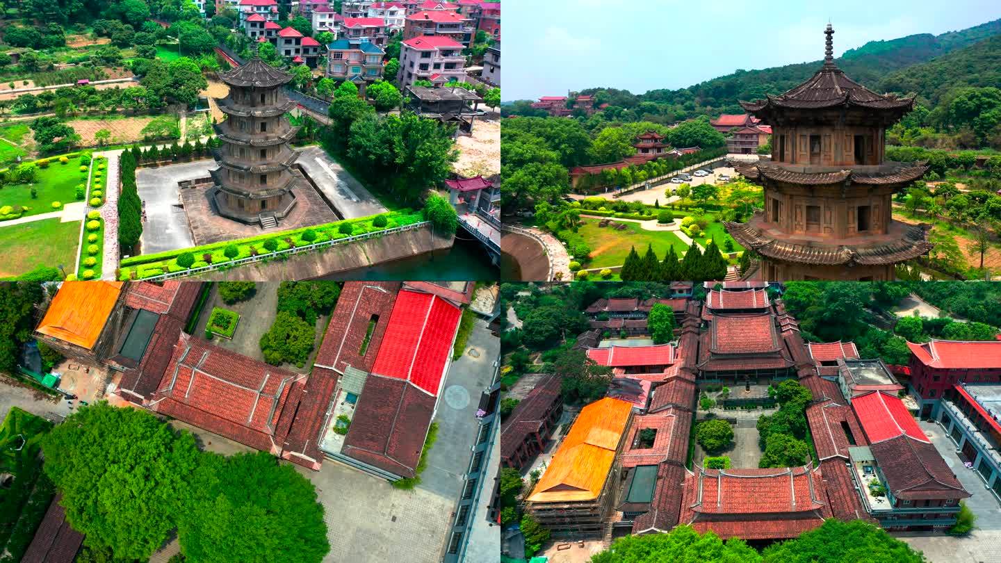 莆田南山广化寺航拍