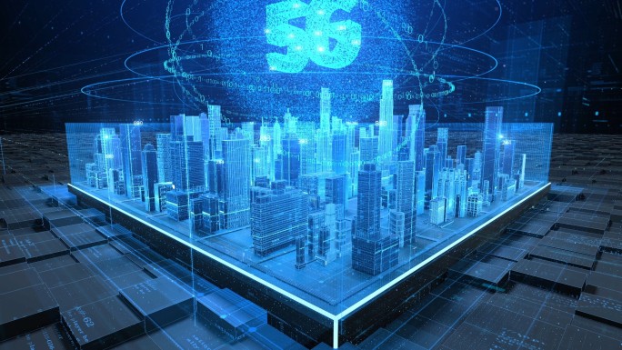 5G互联建筑规划智慧城市城市规划智慧科技