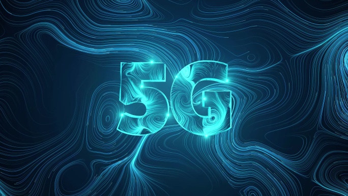 原创5G科技线条光线流动攀爬视频