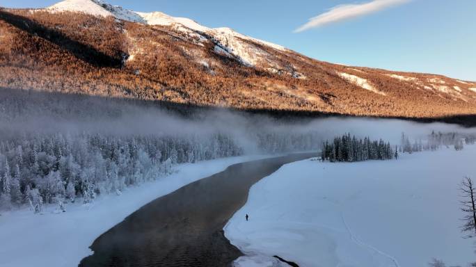 新疆旅游地-喀纳斯、禾木（北疆冬季雪景）