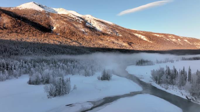 新疆旅游地-喀纳斯、禾木（北疆冬季雪景）