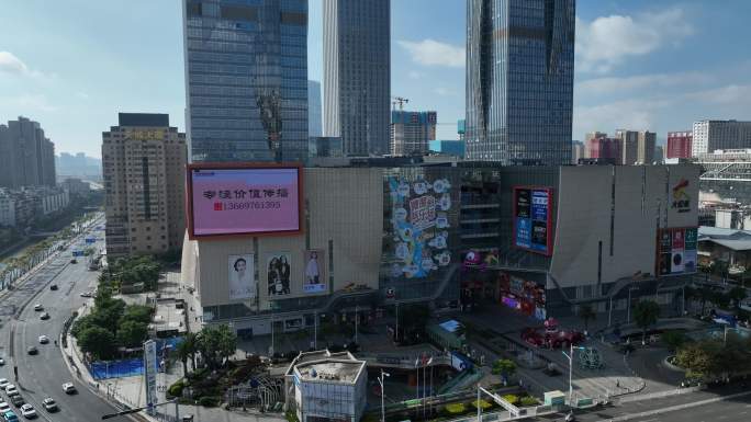 昆明城市建筑群航拍