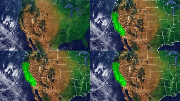 加利福尼亚地图加利福尼亚、陆地、纹理、
