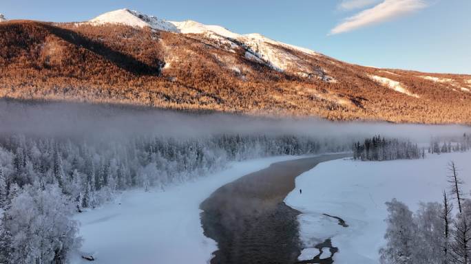 新疆旅游地-喀纳斯、禾木（北疆冬季雪景）