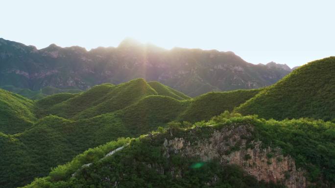 山川湖海自然环境航拍大景绿水青山4k超清