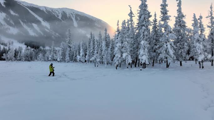 新疆旅游地-喀纳斯、禾木（北疆冬季雪景）