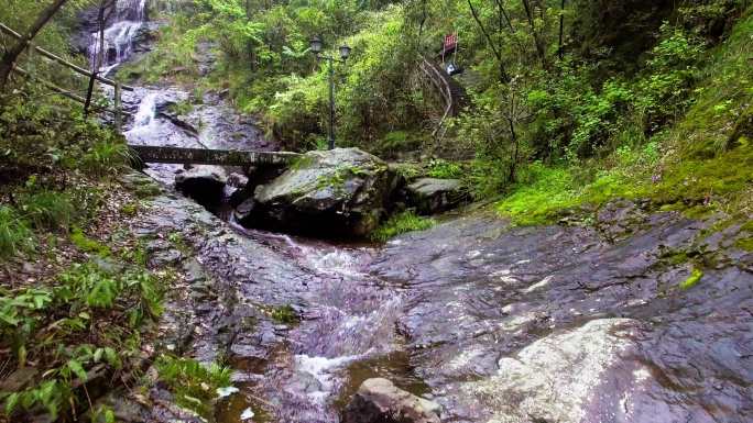 自然风光 秀美风景 青山绿水 河流瀑布