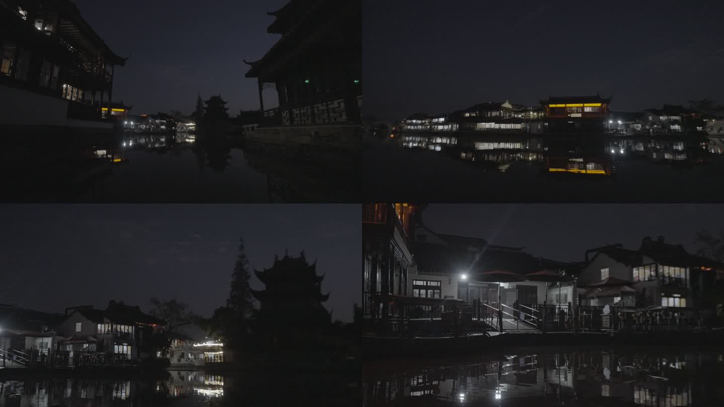 水乡夜景