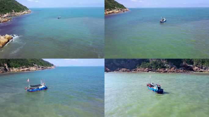 台州玉环 美丽沙门 实拍视频 渔船 渔业