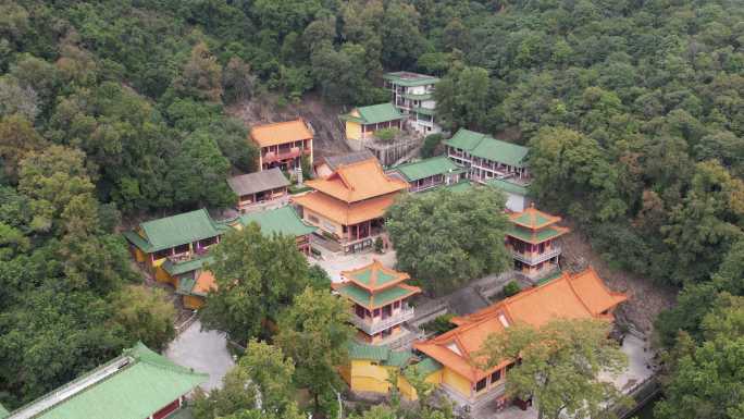 新会圭峰山玉台寺航拍