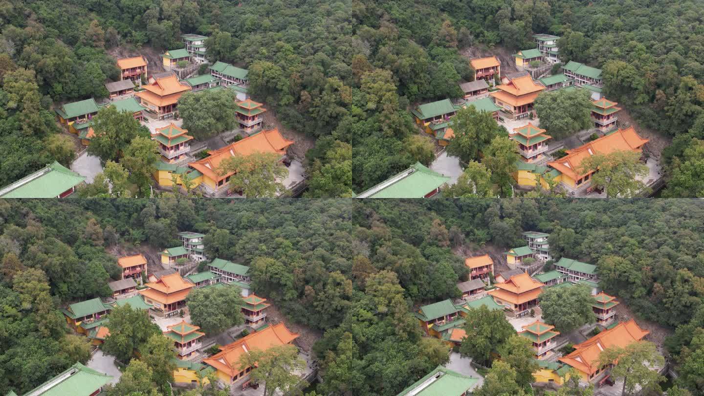 新会圭峰山玉台寺航拍