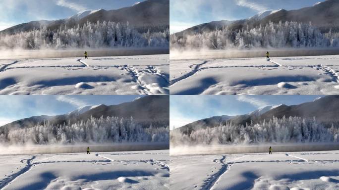 新疆旅游地-喀纳斯、禾木（北疆冬季雪景）