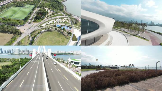 FPV海口云洞图书馆穿越机飞行