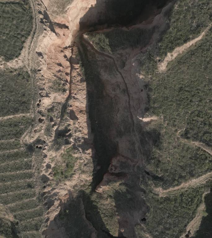 甘肃天水甘谷农村山村黄土高原地貌