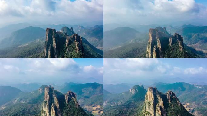 浦江仙华山航拍延时