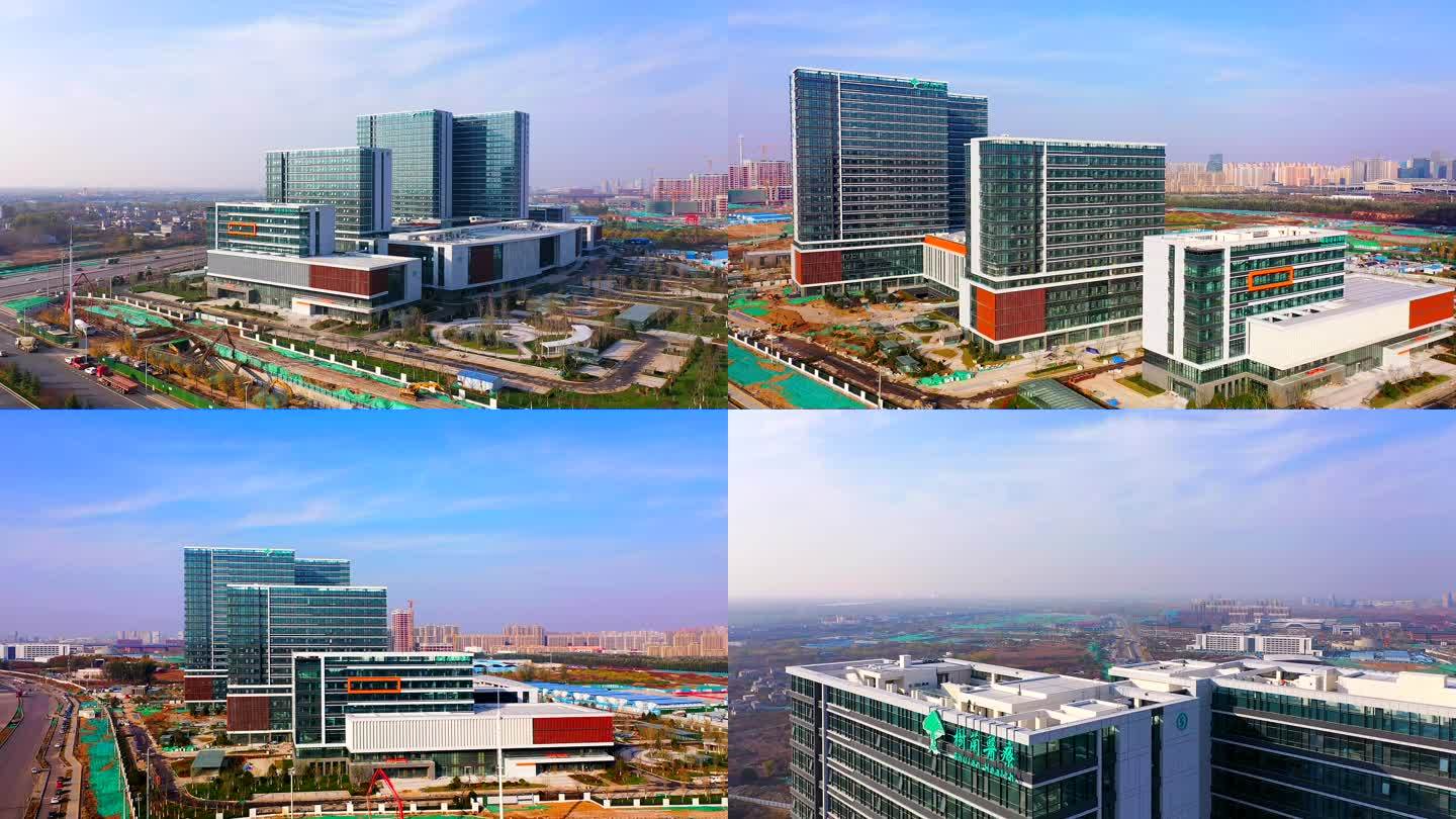 济南树兰医院航拍发展济南国际医学科学中心