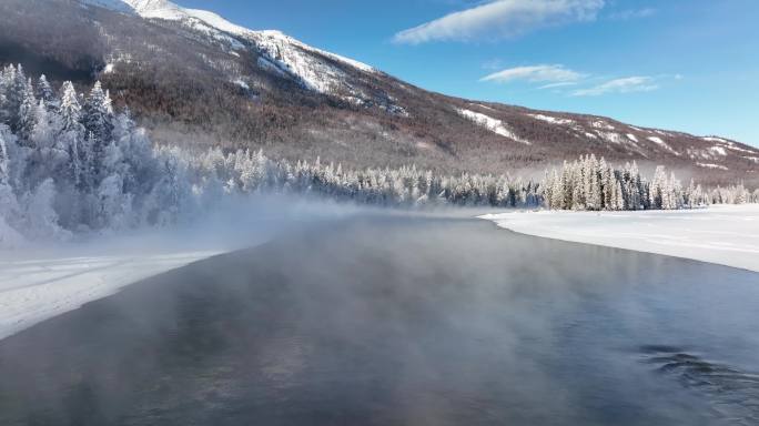 新疆旅游地-喀纳斯、禾木（北疆冬季雪景）