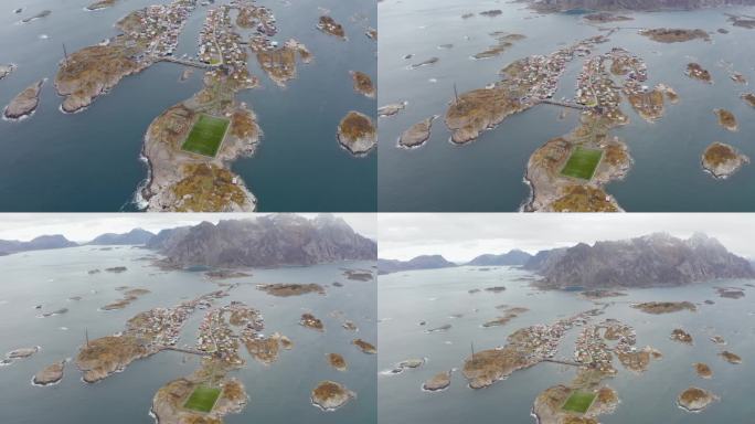 坐落在挪威罗佛顿群岛的全球最美球场航拍