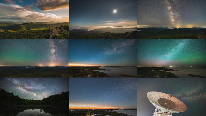4K星空银河自然风光山川风景延时摄影合集