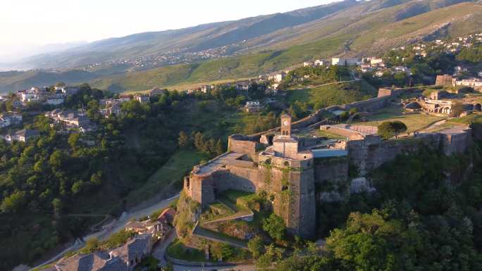 Gjirokaster阿尔巴尼亚老城