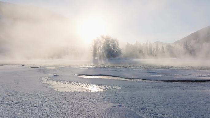 新疆旅游地-喀纳斯、禾木（北疆冬季雪景）