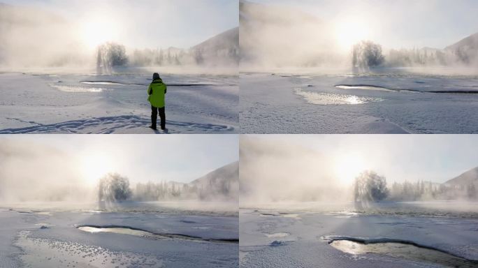 新疆旅游地-喀纳斯、禾木（北疆冬季雪景）