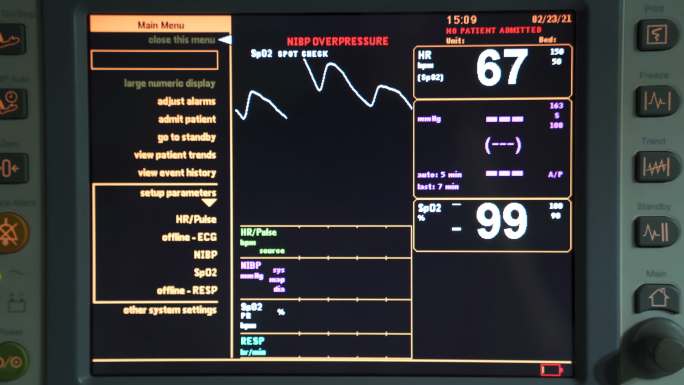 4K心脏监视器示波器