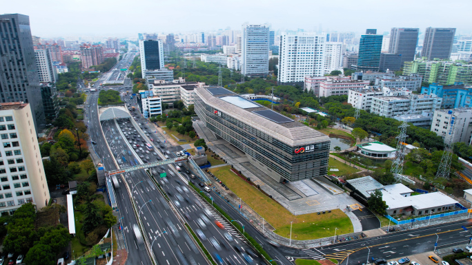 上海漕河泾开发区新洲大楼商汤总部中环道路