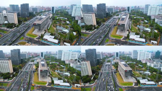 上海漕河泾开发区新洲大楼商汤总部中环道路