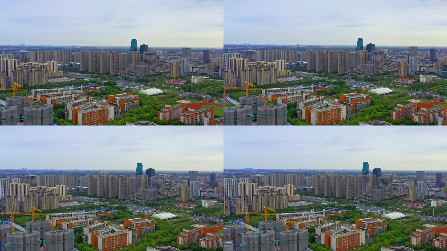 上海奉贤区4K航拍
