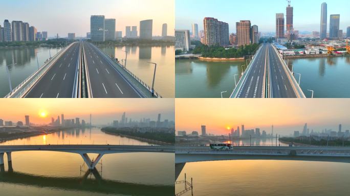 广州疫情空城-琶洲大桥