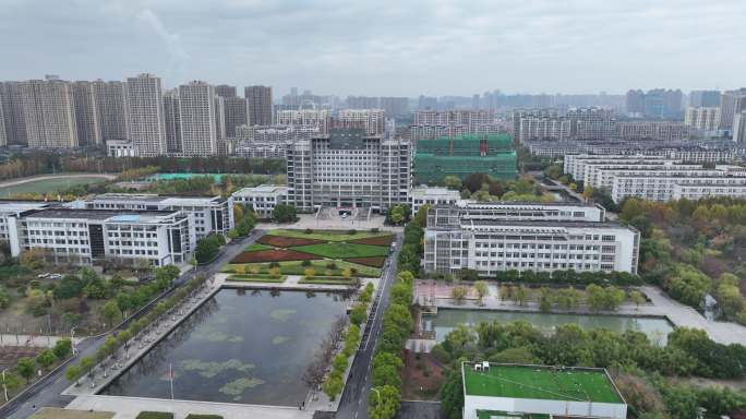 航拍淮阴工学院枚乘路校区