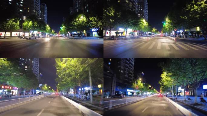 夜晚公路空镜头