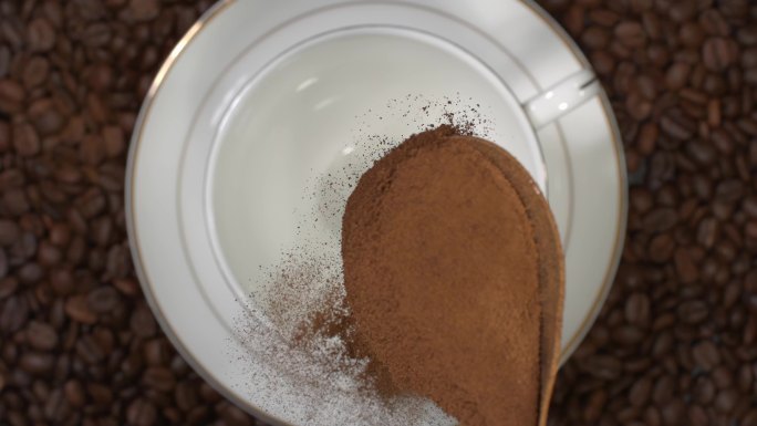 咖啡咖啡豆咖啡粉泡咖啡粉末可可粉冲咖啡