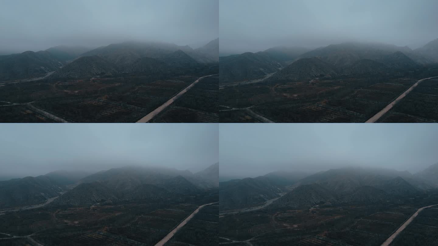 西部山脉-云雾弥漫