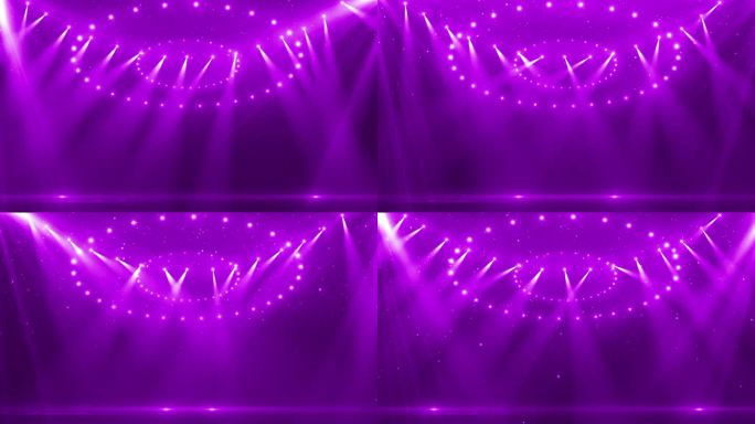 紫色霓虹灯闪烁演出舞台背景