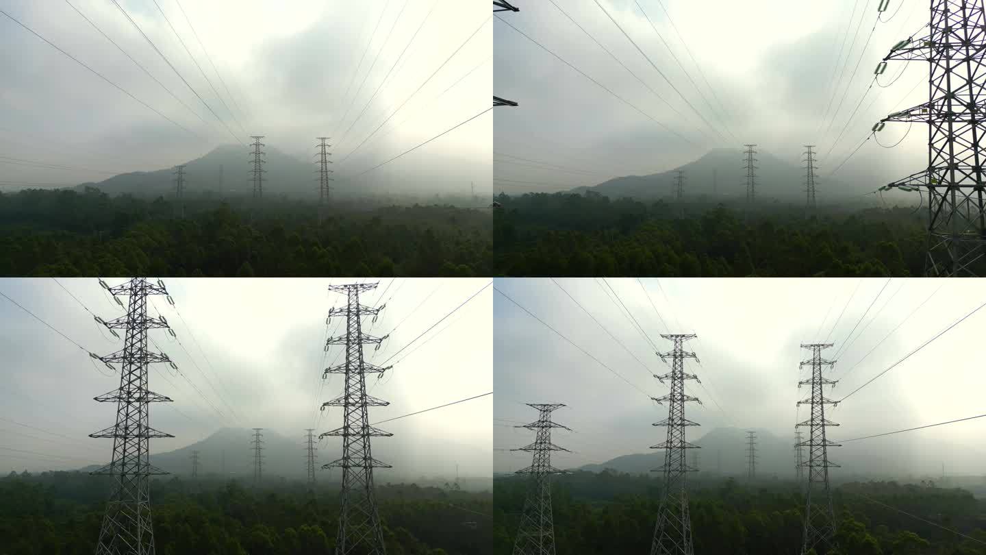 高压电塔广东电网工业用电