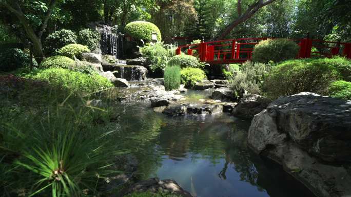 日本花园中的禅宗花园