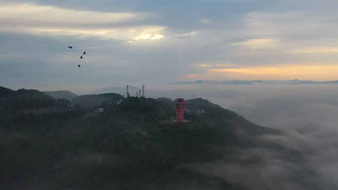 达州凤凰山云海日出