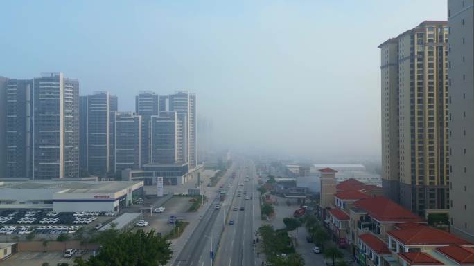 城市雾霾碳污染严重工业污染
